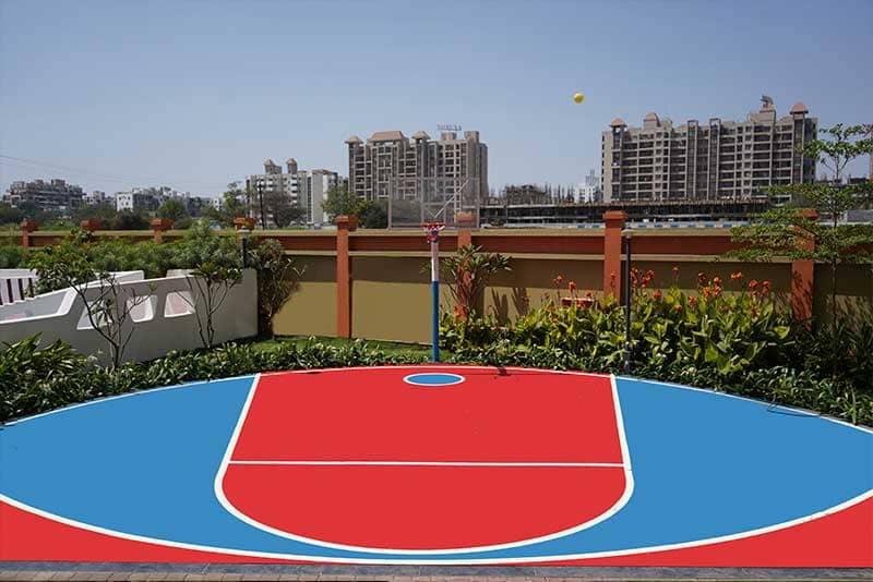 Half Basket Ball Court